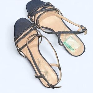 Macy’s Nine West Blue Strappy Sandals Elegant Design